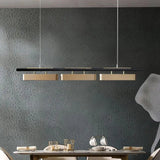 Linear Metal Dining Room LED Pendant Light - Clowas