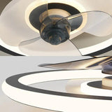 Modern Slim Ceiling Fan Lighting for Living Room