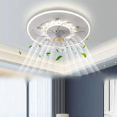 Modern Contemporary Silent Ceiling Fan with Light for Living Room