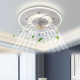 Modern Contemporary Silent Ceiling Fan with Light for Living Room