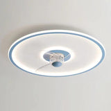 Modern Contemporary Silent Ceiling Fan with Light for Living Room