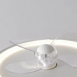 Modern White Ceiling Fan Light for Bedroom