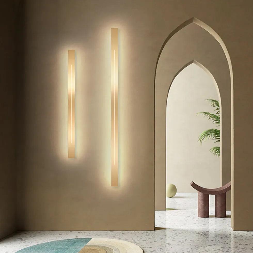 Two-tone Thin Vertical Bar Wall Light - Clowas