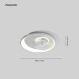 Cloud Ceiling Fan With Light for Bedroom