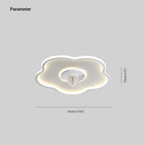 Cloud Ceiling Fan With Light for Bedroom