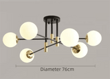 Glass Globe Modern LED Ceiling Light