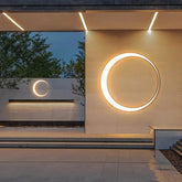 Courtyard Waterproof Outdoor Moon Wall Light
