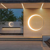 Courtyard Waterproof Outdoor Moon Wall Light