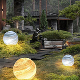 Modern Moon Garden Light Solar Glass Waterproof