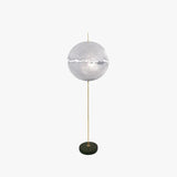 White Globe Art Floor Lamp for Living Room