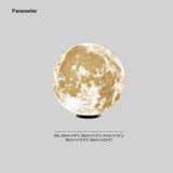Solar Moon Landscape Pillar Outdoor Sphere Light