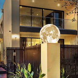 Solar Moon Landscape Pillar Outdoor Sphere Light