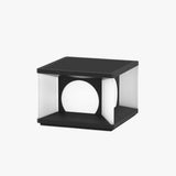 Modern Solar Pillar Light Waterproof Black for Patio