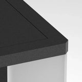 Modern Solar Pillar Light Waterproof Black for Patio