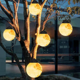 Solar Powered Moon Hanging Light for Garden