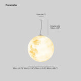 Solar Powered Moon Hanging Light for Garden
