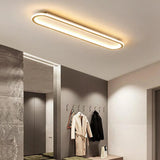 Elongated Oval LED Modern Flush Ceiling Lights - Clowas