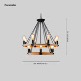 Vintage Chandeliers with Rope Detail