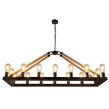 Industrial Look Pendant Lights with Rope Detail