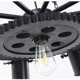 Black Rope Metal Pendant Light for Dining Room