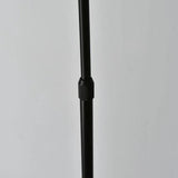 Pleated Fishing Floor Arc Lamp for Living Room