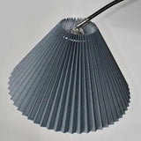 Pleated Fishing Floor Arc Lamp for Living Room