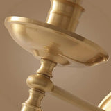Solid Brass Modern Wall Lights with Fabric Detail