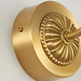 Brass LED Bar-Shaped Bathroom Wall Light