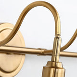 American Style Brass Bathroom Wall Bar Lights