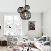 Minimalist Hollow Spherical Line Lighting Pendant