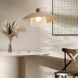 Light Wood Warm White Pendant Light - Clowas