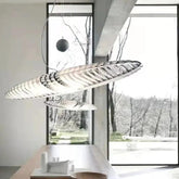 Glass Spaceship Contemporary LED Pendant Lights