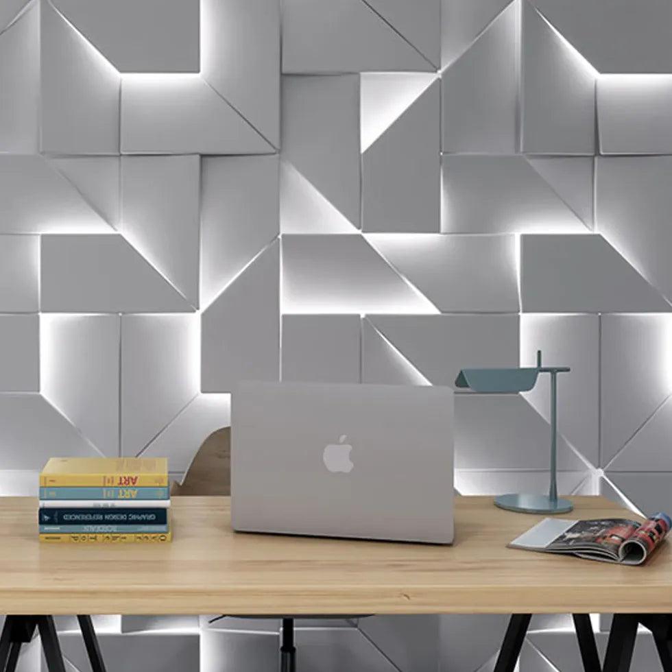 Geometric Panel White Led Modern Wall Lights - Clowas