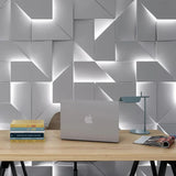 Geometric Panel White Led Modern Wall Lights - Clowas
