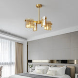 Gold Multi-Arm Bedroom Modern Chandelier - Clowas