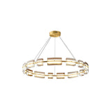 Luxury Multi-Rectangular Round Glass Pendant Lights
