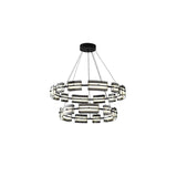 Luxury Multi-Rectangular Round Glass Pendant Lights