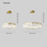 Wavy Acrylic Modern Gold Pendant Light - Clowas