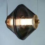 Glass Hourglass Stacked Floor Lamp for Living Room