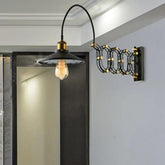 Extendable Wall Light Industrial Black - Clowas