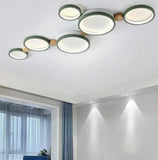 Nordic Flush Ceiling Light Metal Dimmable for Living Room