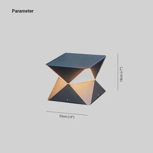 Geometric Folding Creativity Outdoor Floor lamps - Clowas