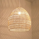 Japanese Wabi-Sabi Rattan Pendant Living Room Lighting