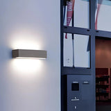 Modern Outdoor Rectangular Wall Light Cement Waterproof for Exterior Walls