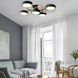 Nordic Style Disc LED Ceiling Light Dimmable Metal for Living Room