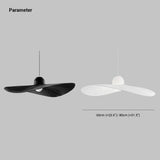 Nordic Straw Hat Fabric White Pendant Light