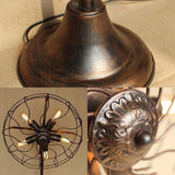 Fan-Shaped Vintage Industrial Style Floor Lamp - Clowas