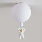 Balloon Astronaut Ceiling Light for Children, Anti Glare