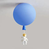 Balloon Astronaut Ceiling Light for Children, Anti Glare