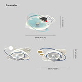 Luxury Ultra-Thin LED Ceiling Light With Fan